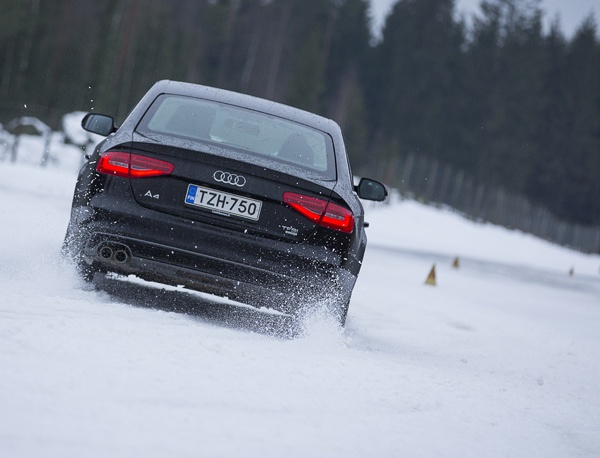 Audi driving in snow | VFC Engineering | German Auto Repair Chicago